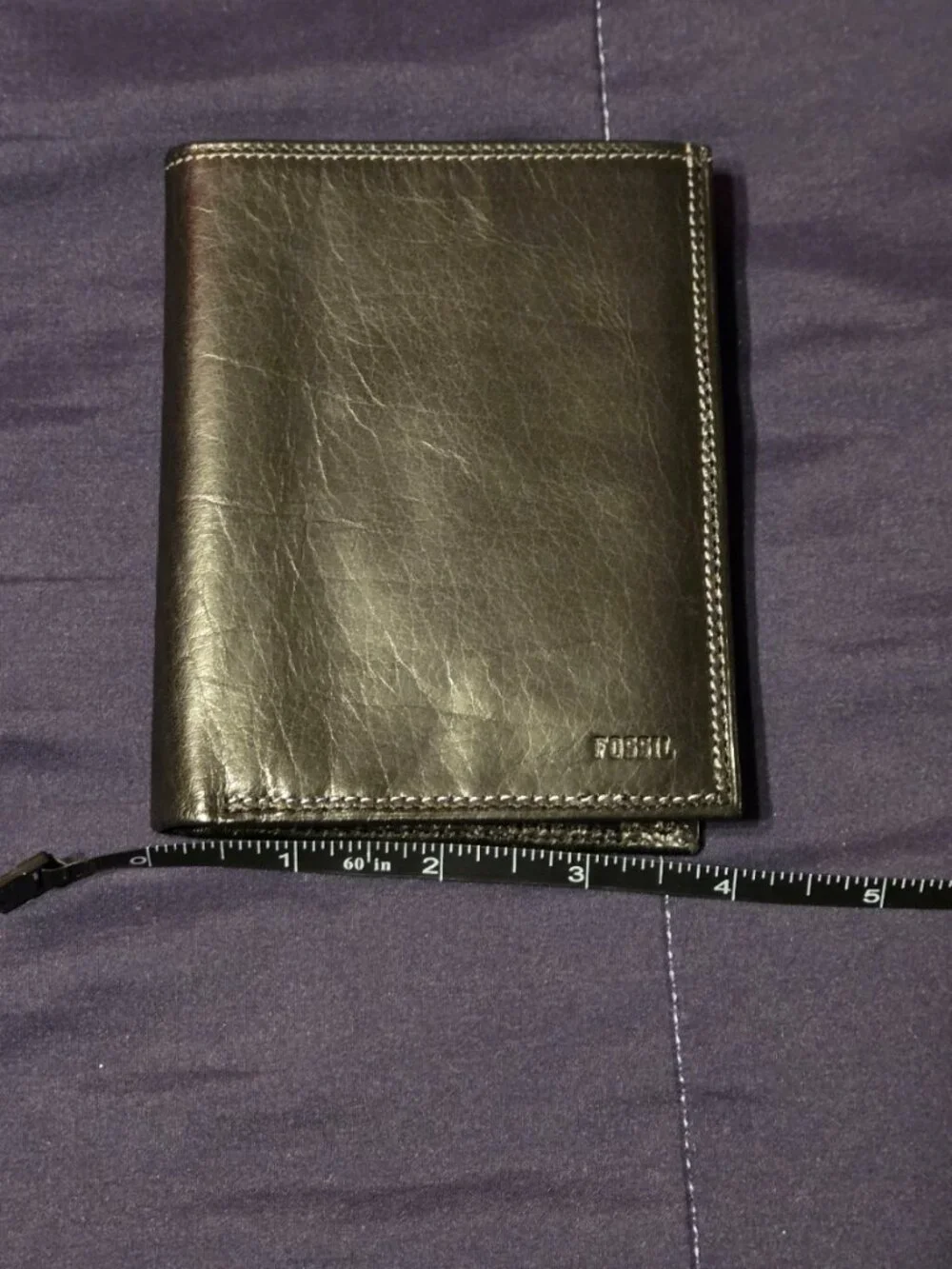 FOSSIL MENS BI-FOLD LEATHER WALLET